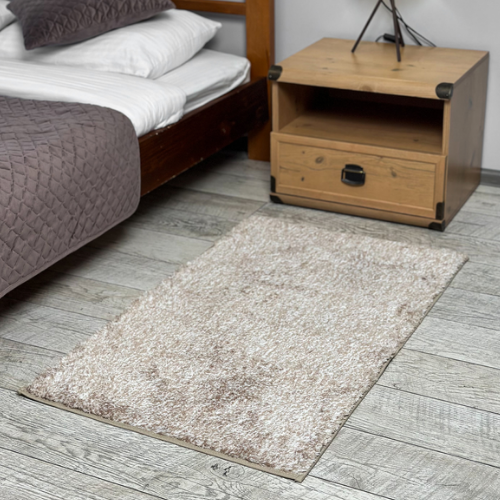 Килимок для ванної 60*100см Comfort коричневий поліестер Дариана Житомир