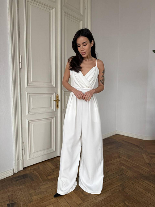 Жіночий стильний елегантний комбінезон костюмка преміум якості Одеса - фото 2