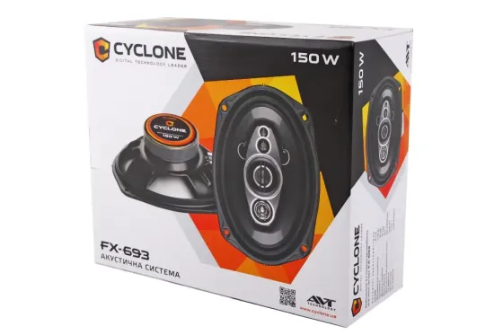 Автоколонки 6 х 9 150 Вт 3-полосная Cyclone (15*23 см) Винница