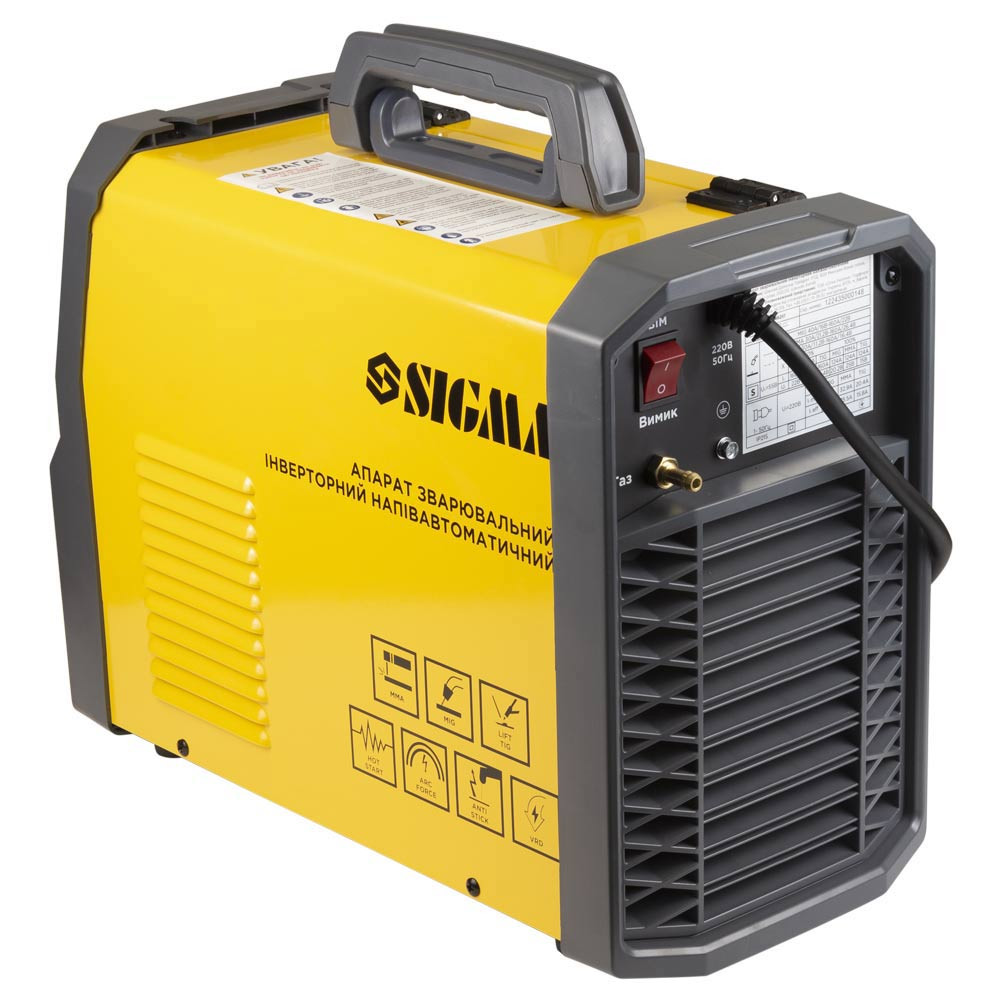 Sigma Аппарат сварочный инверторный полуавтомат МIG/MMA-160А электрод 4мм проволока 0.8-1мм LED Коломия - фото 8