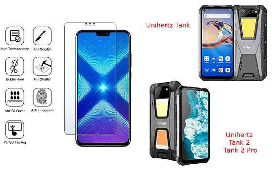 Защитное стекло NeoGlass для Unihertz Tank, Tank 2, Tank 2 Pro – ультрапрозрачное и устойчивое Киев