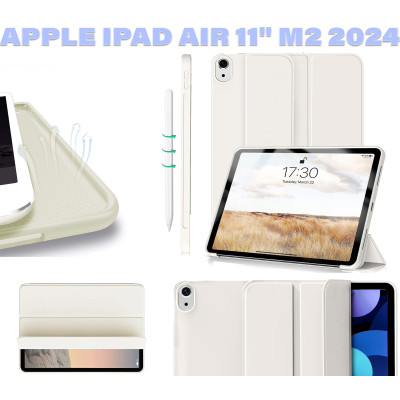 Чехол для планшета Armorstandart Tri Fold Soft TPU Silicone Apple iPad Air 11" M2 2024 Beige (711735) Винница - изображение 6