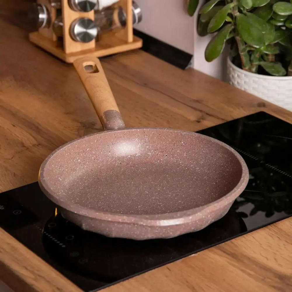 Сковорода алюмінієва 1,5 л з антипригарним покриттям Ø 26 см Київ - фото 2