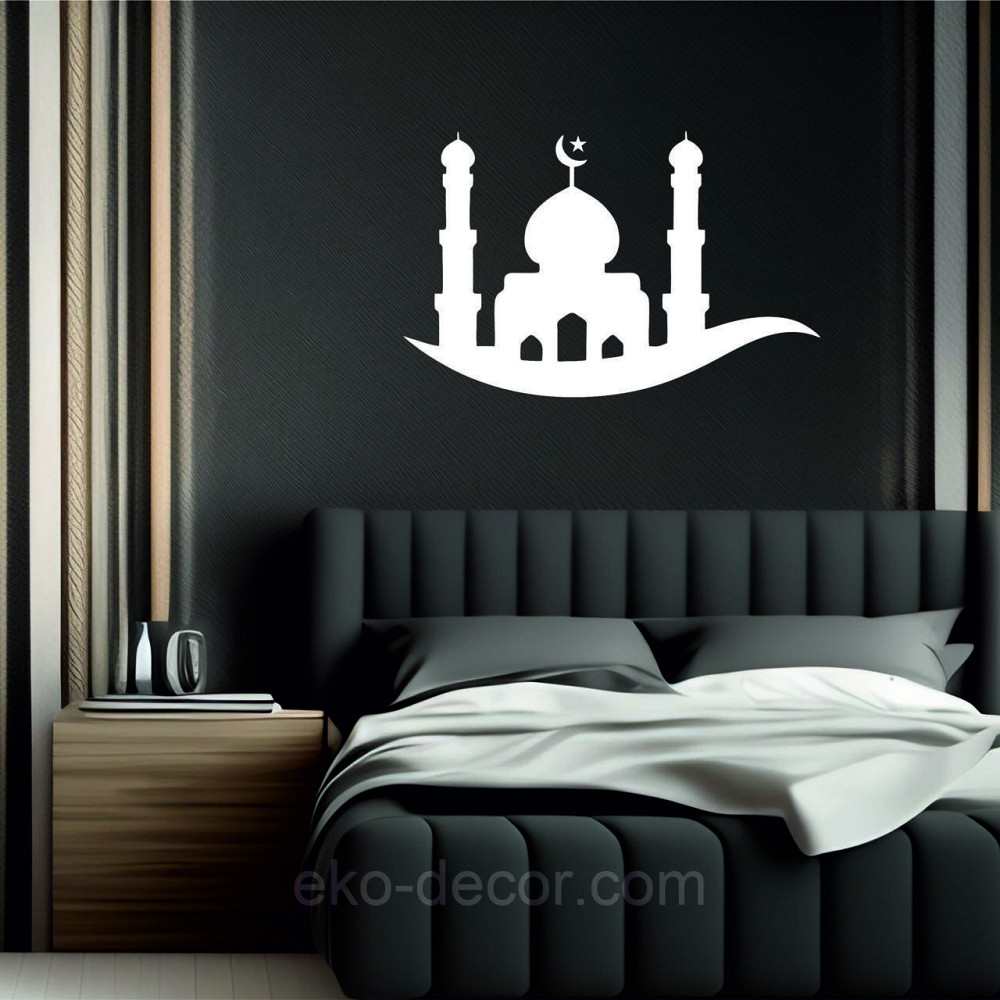 Декоративное настенное Панно «Ислам» Декор на стену 70*45 см, Белый Киев - изображение 6