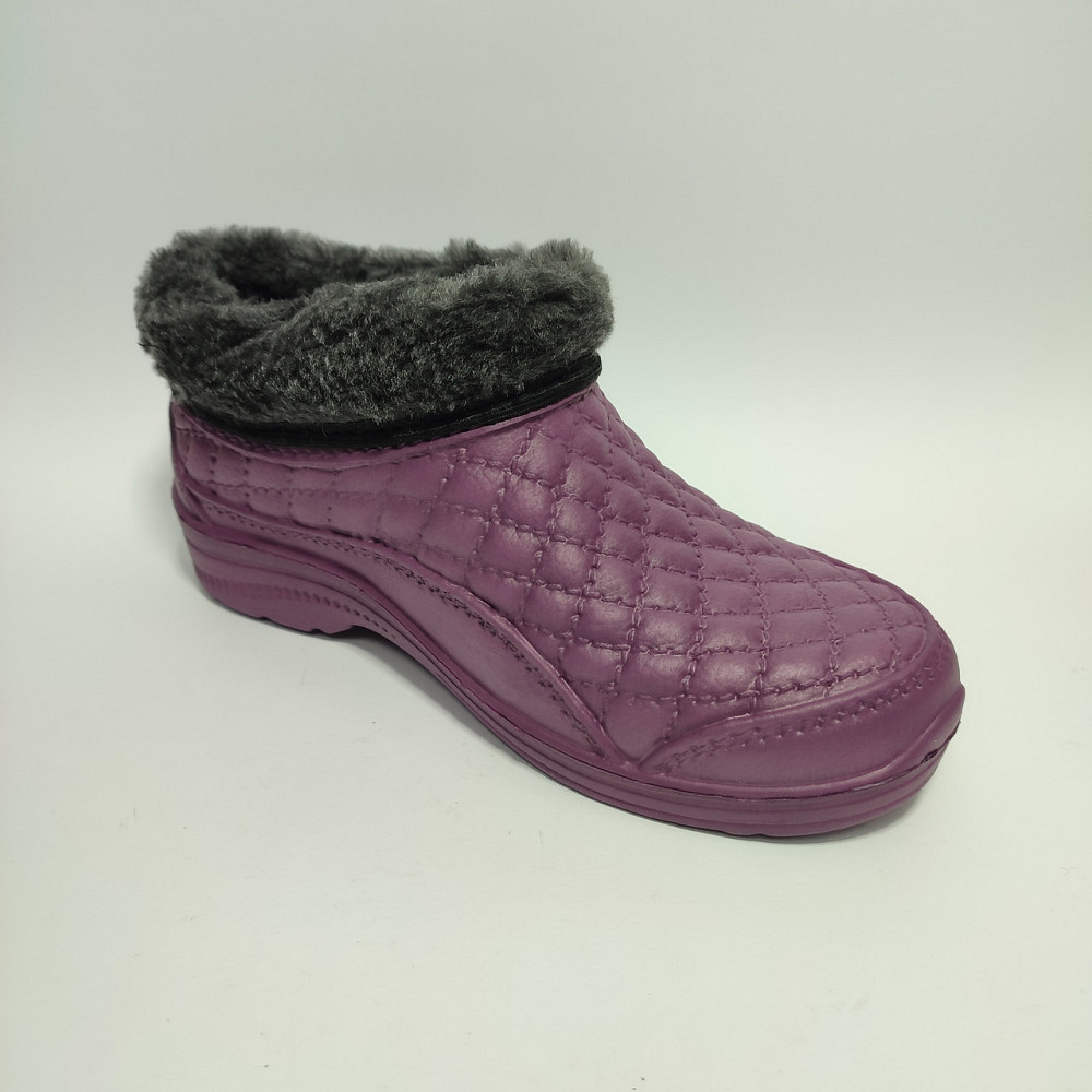 Калоші жіночі KROK Б03 хутро фіолетові Харків - фото 3