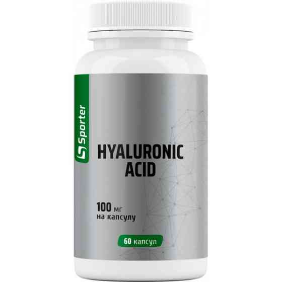 Гіалуронова кислота Sporter Hyaluronic Acid 100 мг 60 капсул Луцьк