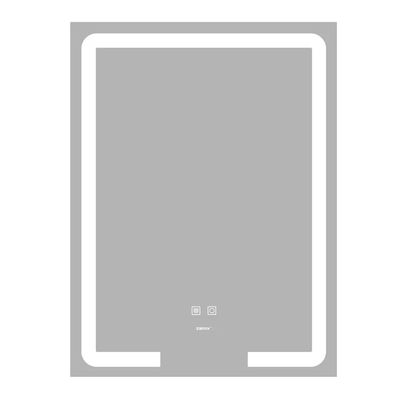 Дзеркало Zerix Prime MR02-60x80 з LED Touch, Anti-fog, димером, регулятором яскравості (ZX6051) ( 12422 ) Харків - фото 1