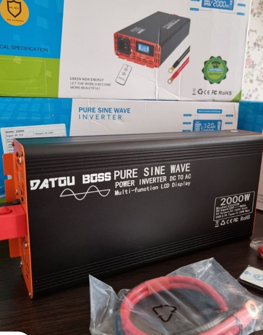 Інвертор Datouboss Преобразователь напруги 12В -220 2квт Харків - фото 6