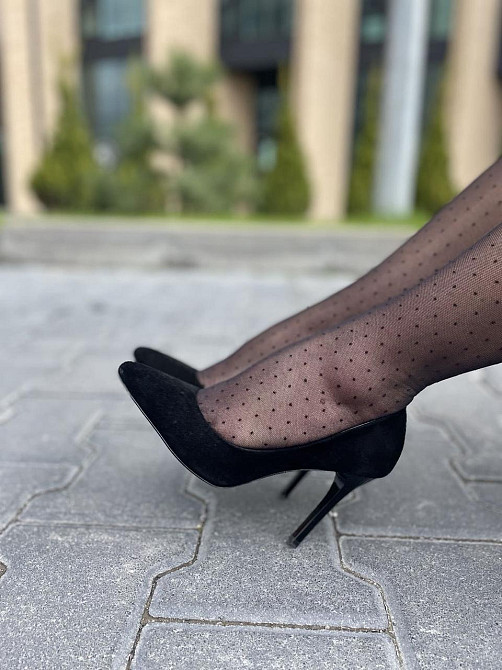 Туфлі жіночі SEE SEVEN чорні натуральна замша 35р. каблук 10 см (3538) Коломыя - изображение 8