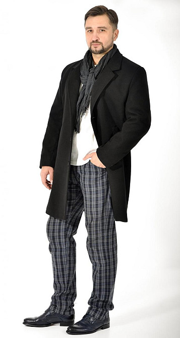 Класичне чоловіче кашемірове пальто Київ - фото 8