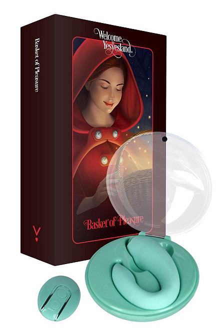 Вібратор для пар FairyGasm PleasureBerry green, зарядний кейс, пульт ДК Sex Aura Київ - фото 8