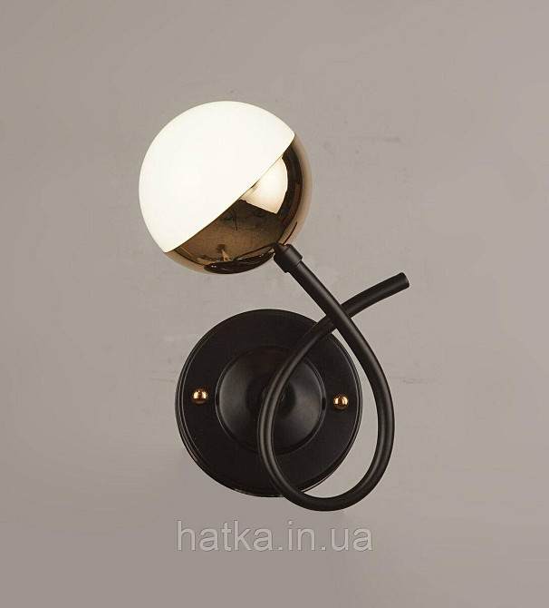 Бра настенная Sirius B N4184/1W BK+FGD Киев - изображение 1