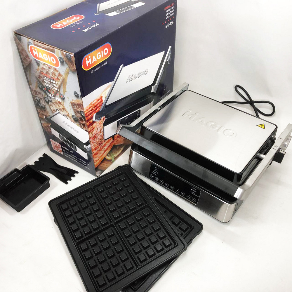 Кухонные бутербродницы, Настольный электрогриль для стейков, Сендвичница бытовая электрическая UW-55 Львов - изображение 9