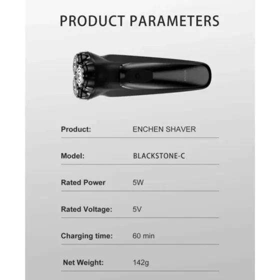 Електробритва Xiaomi Enchen BlackStone 3D-C (black) Чернівці