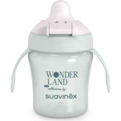 Поїльник-непроливайка Suavinex Wonderland чашка з носиком, 200 мл,+6 міс. світло-зелена (402789) Вінниця