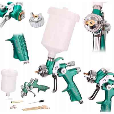 Фарбопульт Toptul пневматичний LVLP верх.пласт.бачок 600мл, (898-2-1.4LP) Вінниця