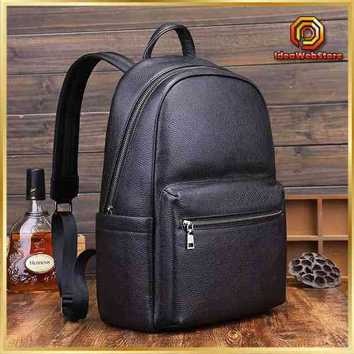 Городской мужской кожаный рюкзак, практичный рюкзак портфель для парня, мужчины Tiding Bag Киев