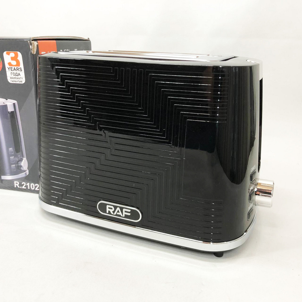 Тостер для жарки хлеба RAF, Качественный электрический тостер на 2 ломтика гриль электрический DA-41 Львов - изображение 4