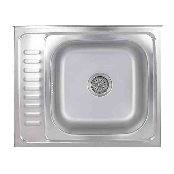 Кухонная мойка Brinex 6050-R 0,6 мм Satin (BRIN6050RSAT06) Киев