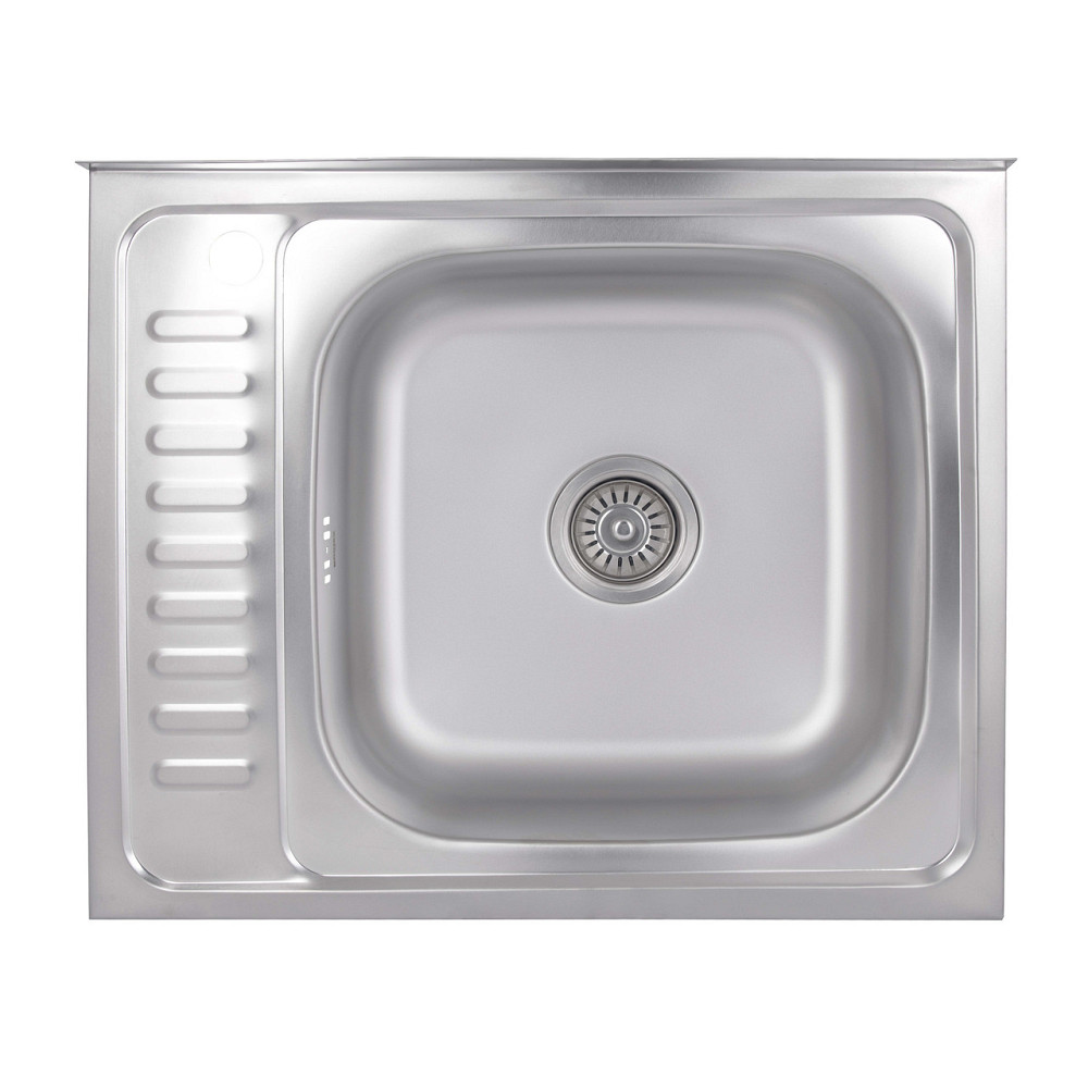 Кухонная мойка Brinex 6050-R 0,6 мм Satin (BRIN6050RSAT06) Киев - изображение 1
