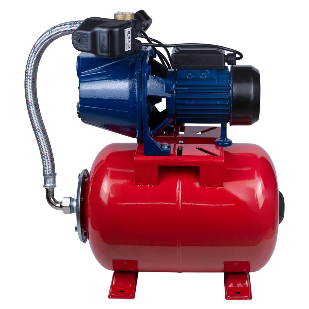 Станция 0.75кВт Hmax 45м Qmax 55л/мин (самовсасывающий насос) 24л Украина WETRON JET80А5 (775042/24) Ровно - изображение 2