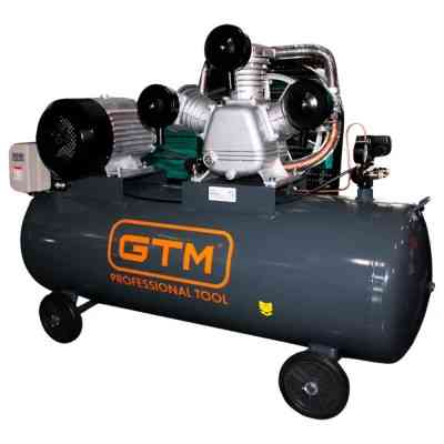 Компрессор GTM 7,5кВт, 10бар, 220л, 1100/900л/мин, 380В (KC3090-220L) Винница