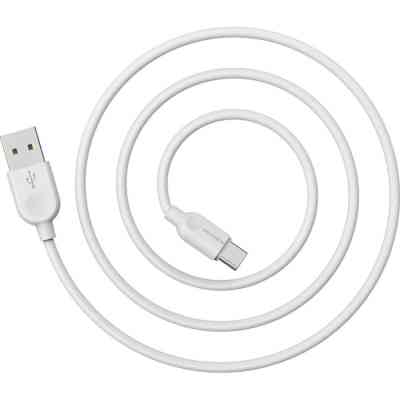Дата кабель USB 2.0 AM to USB-C 1.0m 2.4A PVC BX14 white BOROFONE (6957531089995) Вінниця