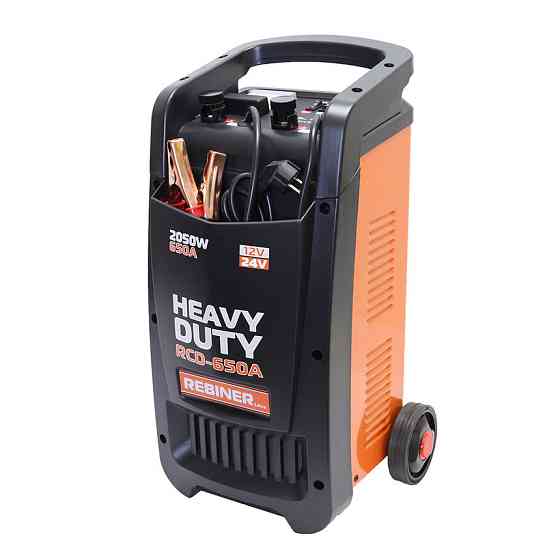 Пуско-зарядний пристрій Rebiner RCD-650A – 12/24 В, 400 А/ч, Гарантія 36 міс Львів