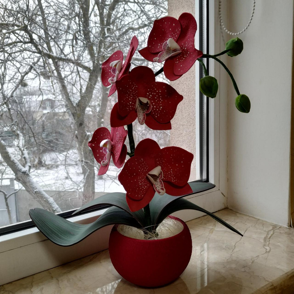 Світильник-нічник "Орхідея Бордова" Дніпро - фото 8