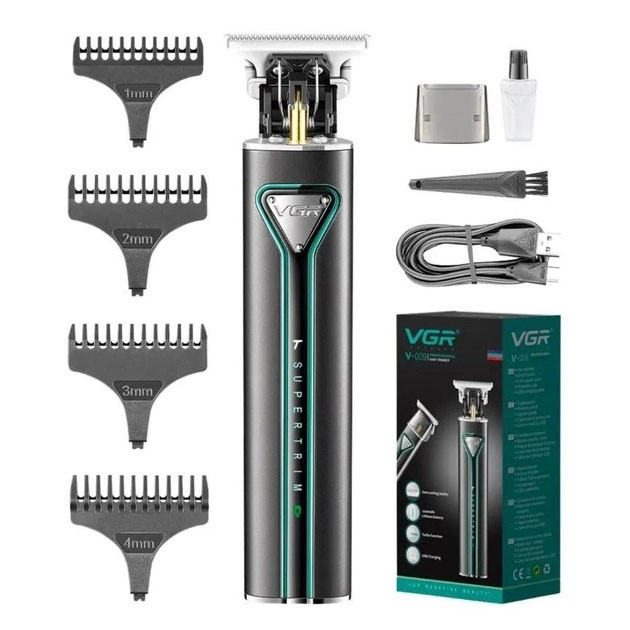 Набор машинок для стрижки VGR V-009, Профессиональная машинка для бритья головы, Триммер беспроводной AM-23 Львов - изображение 11