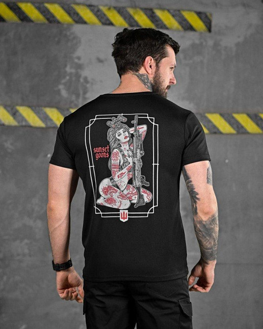 Тактическая потоотводящая футболка Odin dzen  black ВТ6663 Одесса - изображение 6