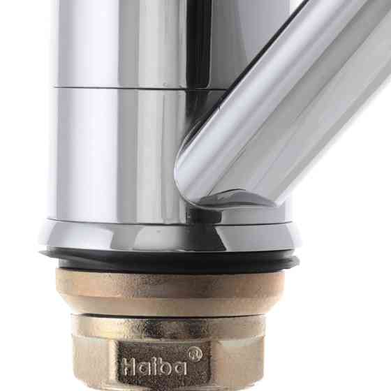 Смеситель для умывальника Haiba Zeon 555 с изливом 15 см (HB0414) Харьков