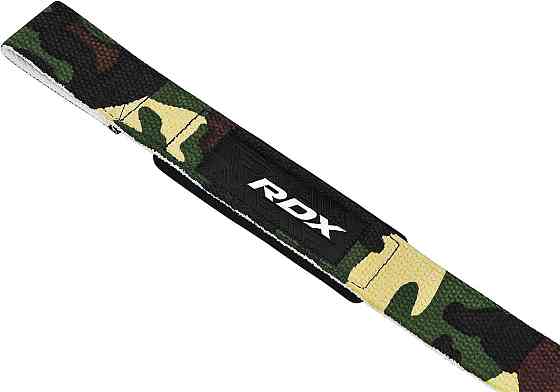 Лямки для тяги RDX W1 Gym Single Strap Camo Green Plus Каменское