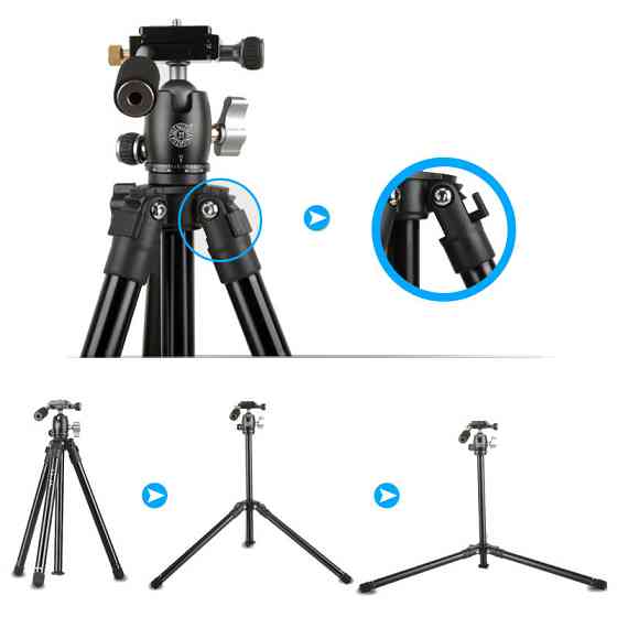 Штатив з панорамною голівкою 171 см Beike QZSD Q162A Київ