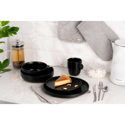 Тарілка Ardesto Trento Dinner 26,5 см Black (AR2926TB) Вінниця - фото 2