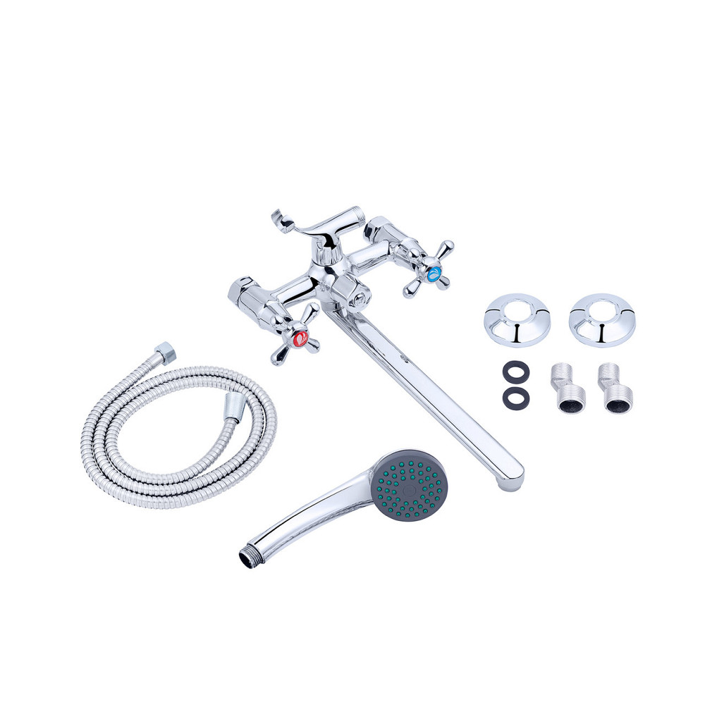 Змішувач для ванни Agua Toledo - C071 з душовим гарнітуром, хром Київ - фото 7