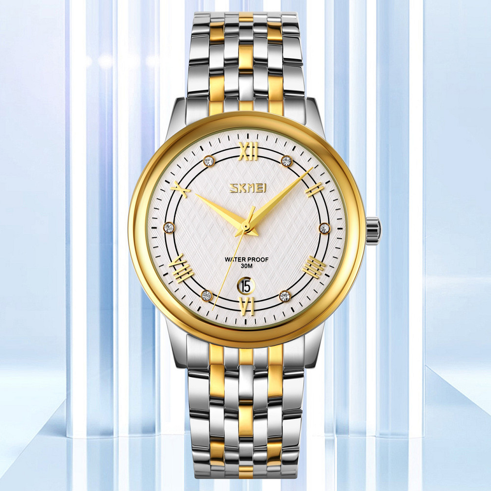 Skmei 9272TGDSI-B Gold/Silver-Silver Men SBR Киев - изображение 4