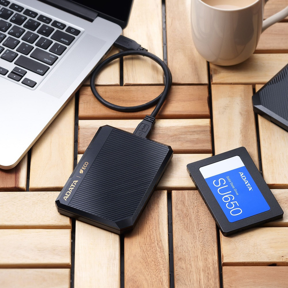 Зовнішня кишеня для накопичувача A-DATA EC600 для 2.5'' HDD/SSD USB3.2 Gen2 Black Одеса - фото 9