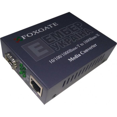 Медиаконвертер FoxGate 10/100/1000Base-T RJ45 to 1000Base-SX/LX SFP slot (EC-SFP1000-FE/GE) Винница - изображение 1