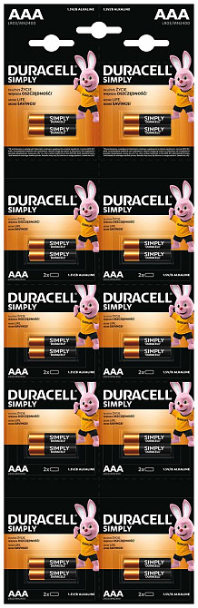 Батарейка Duracell LR03 MN2400 уп.1х2 шт. відривна (плакат 2х10) (6768608) Київ - фото 3