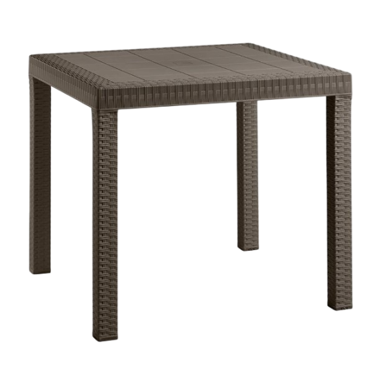 Стіл для саду пластиковий BICA Dallas, коричневий Київ