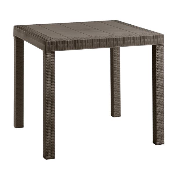 Стіл для саду пластиковий BICA Dallas, коричневий Київ - фото 1