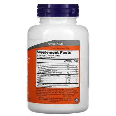 Амінокислота Now Foods GABA (гамма-аміномасляна кислота), Цитрусовий Смак, 250 м (NOW-00082) Вінниця