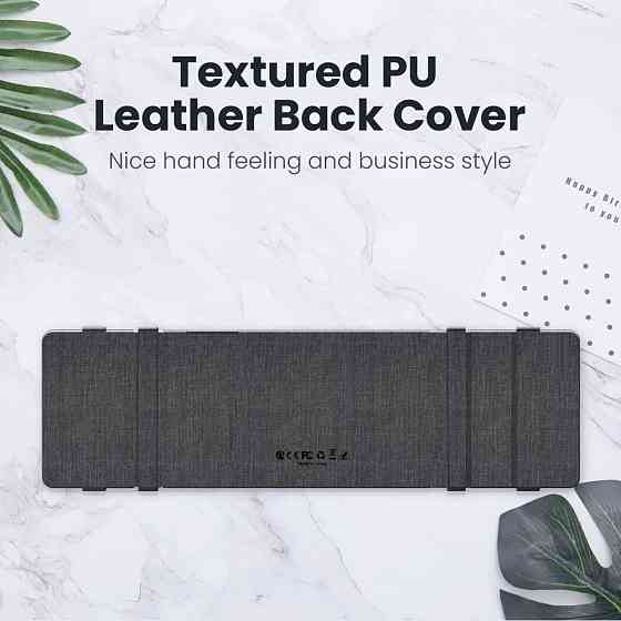 Складана бездротова Bluetooth клавіатура Avatto B1053 з тачпад (Чорна, en+ua) Миколаїв