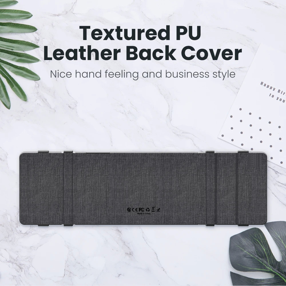 Складана бездротова Bluetooth клавіатура Avatto B1053 з тачпад (Чорна, en+ua) Миколаїв - фото 6