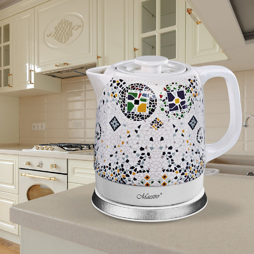 Електрочайник 1,5л 1200W кераміка MR-068-MOSAIC Maestro Житомир