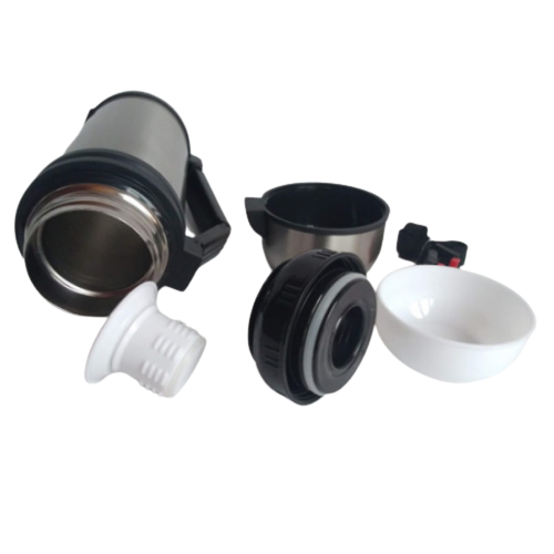 Термос 1500мл нержавіюча сталь сірий Maestro MR-1632-150 Житомир - фото 5