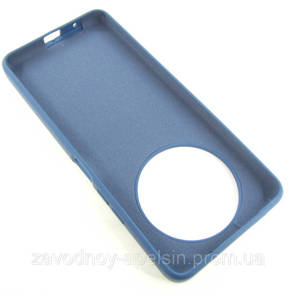 Xiaomi Redmi A3 Чохол силіконовий Мікрофібра (синій) Одеса - фото 2