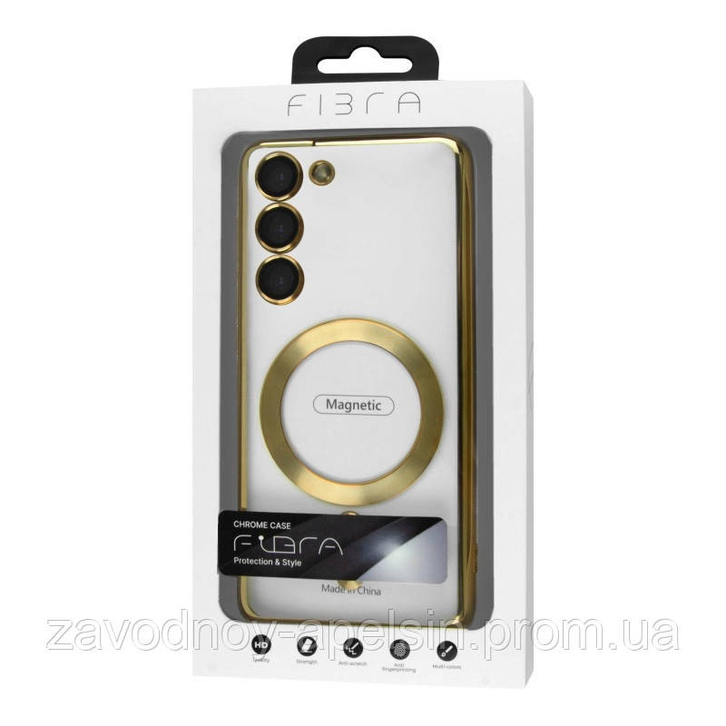 Samsung S25 Plus S936 Чехол магнитный Защита камеры (золотой) Одесса - изображение 2