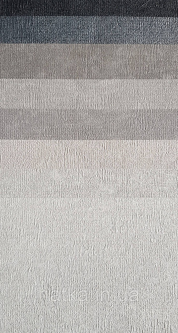 Шпалери вінілові на флізеліні NOVA метрові під штукатурку структурні однотонні сірі з білим Київ - фото 3